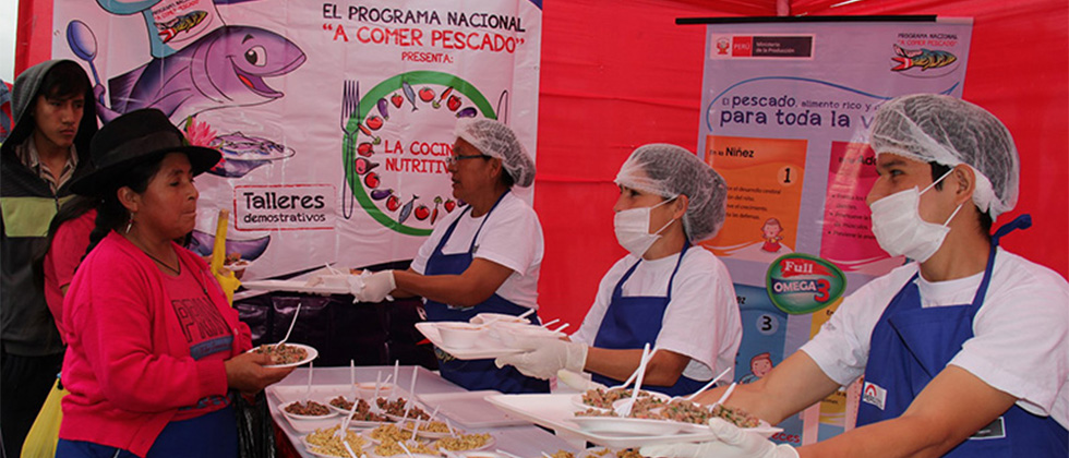 “A Comer Pescado” ingresa a la Región de menor consumo en Perú